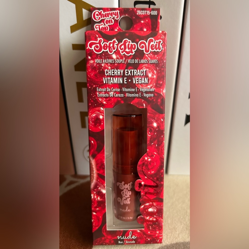 🤎 New 🤎 Nude Cherry Extract Lip Balm - Vegan, Vitamin E 🤎